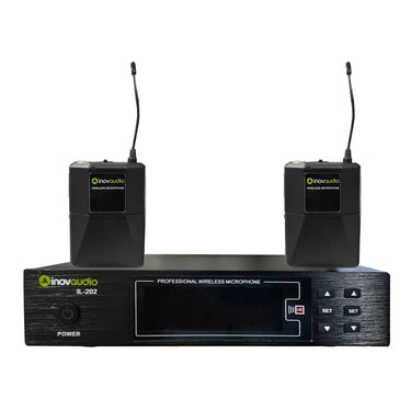 Microfono Inovaudio Il-202 Inalambrico Doble Diadema